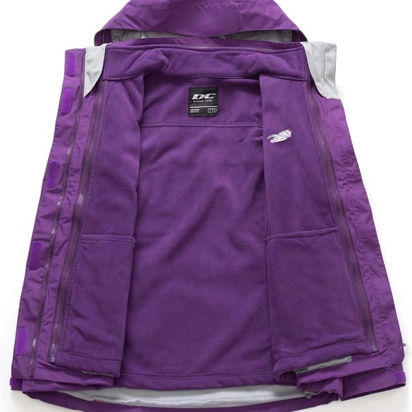 Diamond Candy Womens 3-in-1 Winter Jacket Waterproof Rain Coat with Hood Warm - Picture 9 of 12